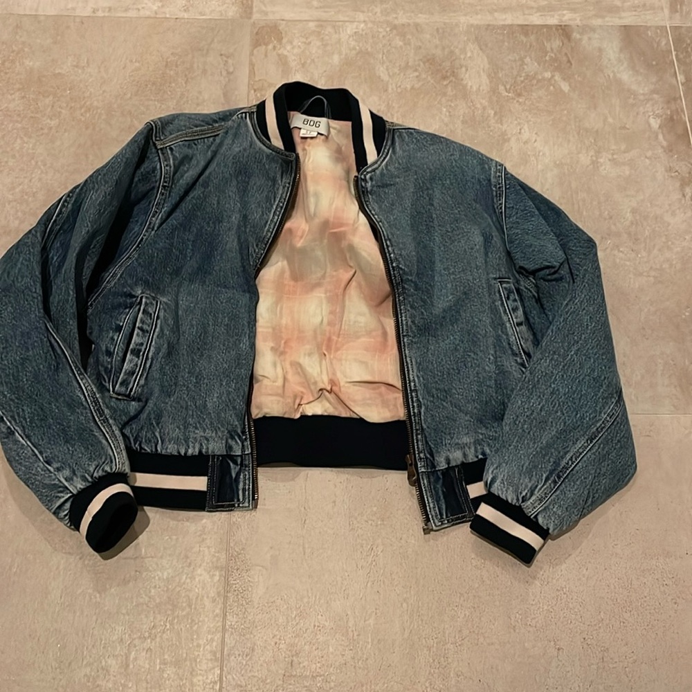 BDG bomber Jean jacket